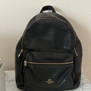 Coach Leather Backpack